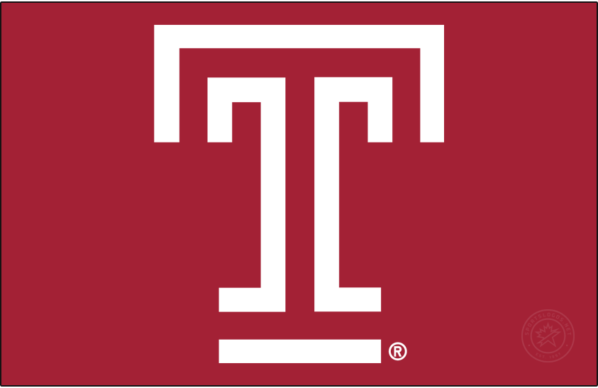 Temple Owls 2020-Pres Primary Dark Logo v2 iron on transfers for clothing